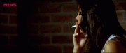 Video of Nathalie Kelley smoking in movie Loaded
