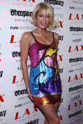 Paris Hilton At LAX New Year's Soiree pictures