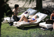 Ashlee Simpson bikini candids