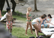 Ashlee Simpson bikini candids