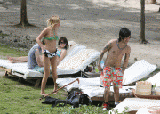 Ashlee Simpson bikini candids