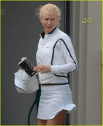 Nicole Kidman in tennis outfit