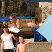 35faba22782268 Bar Refaeli and Leonardo DiCaprio in Cabo San Lucas