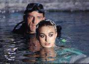 Keira Knightley at Underwater Shoo for Fresh Campaign for Water Aid