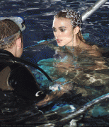 Keira Knightley at Underwater Shoo for Fresh Campaign for Water Aid