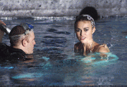 Keira Knightley at Underwater Shoo for Fresh Campaign for Water Aid