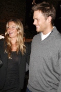 Gisele Bundchen with Tom Brady pictures