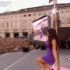 Cristina Del Basso Pole Dance a Pomeriggio 5