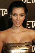Kim Kardashian tits in a hot cleavage