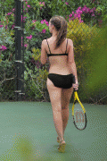 Jennifer Love Hewitt - Playing tennis in Bikini 10
