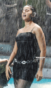 Telugu Actress Anushka - Wet Dancing In Rain